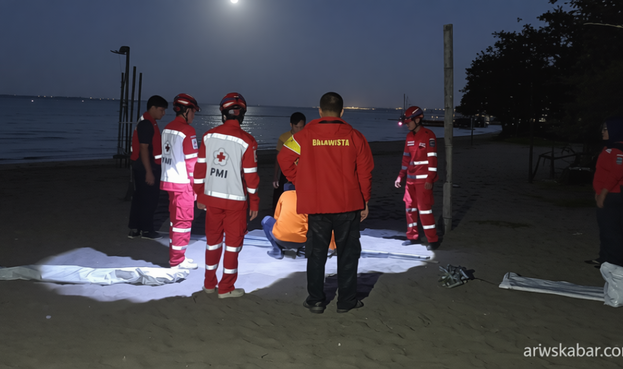 Historic Moment: Wisatawan Asal Bandung Terseret Arus di Pangandaran, Dua Selamat Satu Hilang