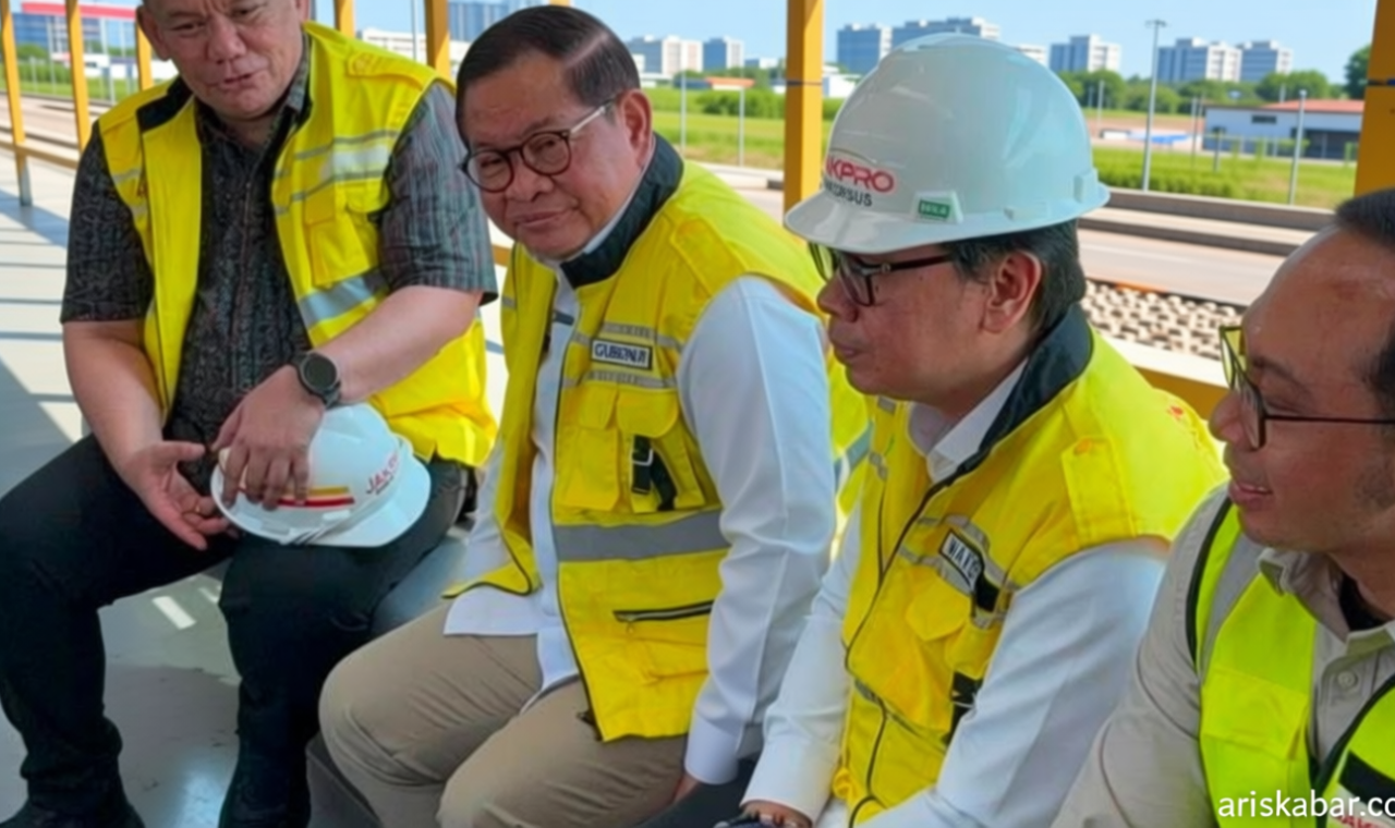 Progres LRT Manggarai Capai 95 Persen – Pramono Harap Prabowo Resmikan di Agustus 2026